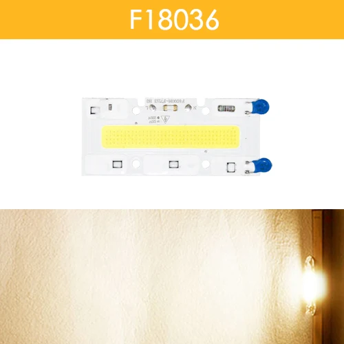 LED COB Chip Smart IC Bead No Driver DIY Y32 3W 5W 9W 10W 20W 30W 50W 100W 150W Spotlight Floodlight Lamp 220V 110V White Light - Emitting Color: Warm white F18036