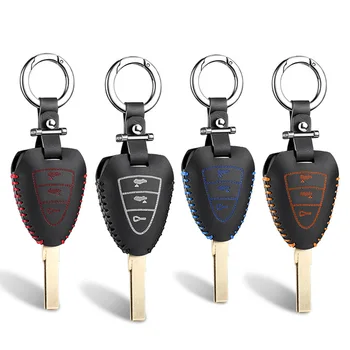 

LUCKEASY For porsche 911 2010 2011 boxster 2006 2009 cayman 2009 leather Smart Remote key Case Cover Holder