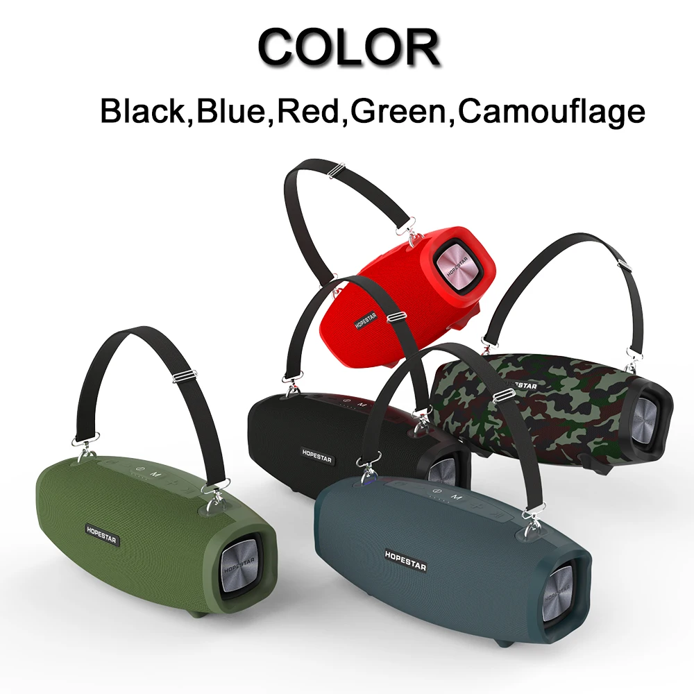 Мощная Беспроводная портативная Bluetooth Колонка HOPESTAR H1 40 Вт передвижная