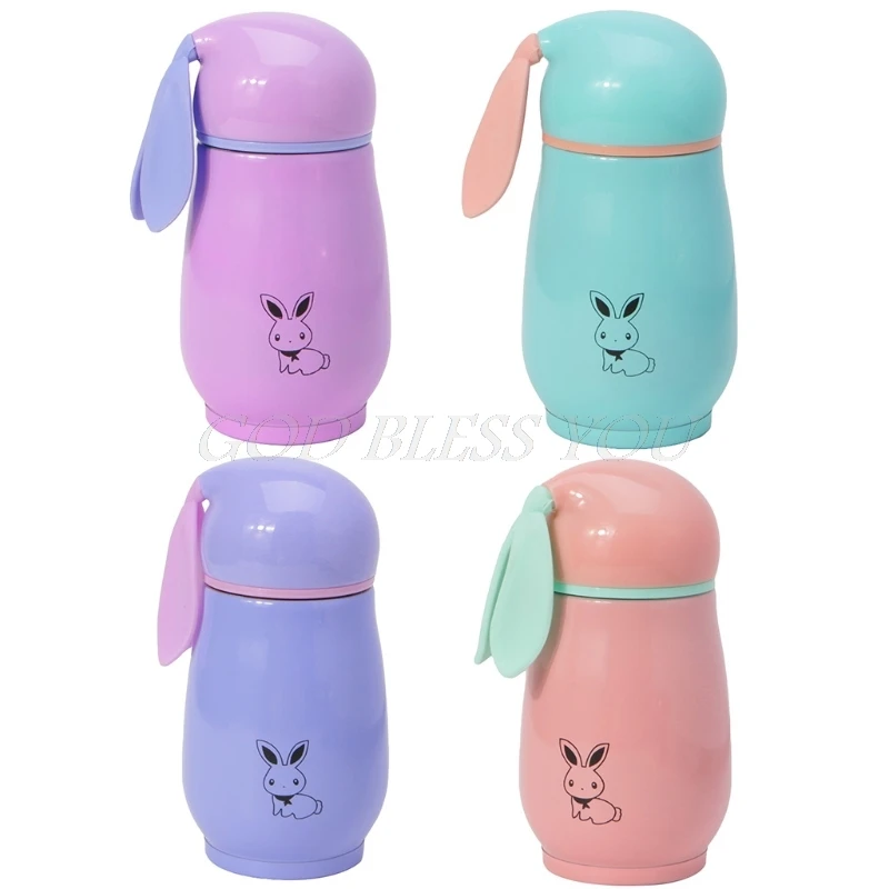 

Lovely Rabbit Thermos Bottle Stainless Steel Vacuum Cup Flask Mug Kids Drinking