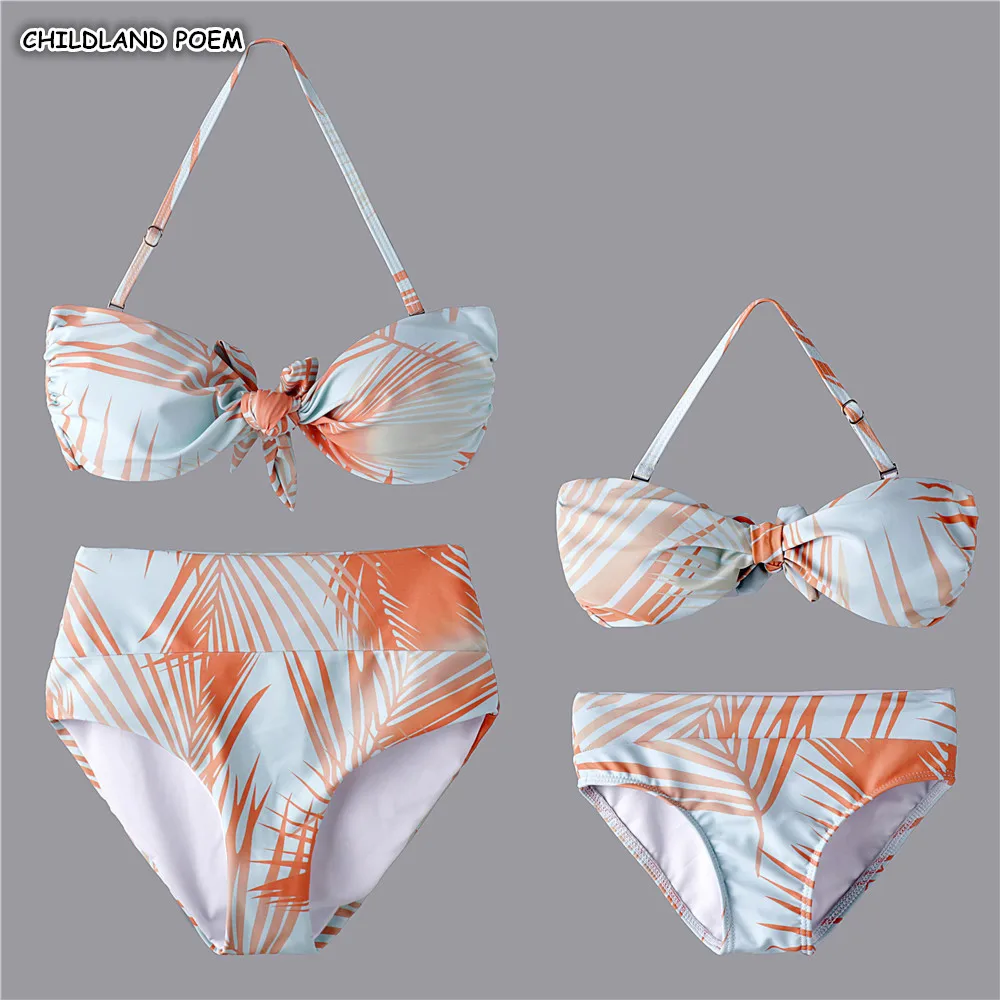 

Mother Daughter Swimsuit 2019 Mom And Daughter Swimwear Bikini Set Family Look Mommy And Me Bathing Suit Family Matching Clothes