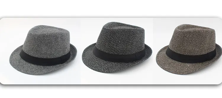 Unisex Wool Fedora Hat Fedora hats for men women fedora felt hat  (2)
