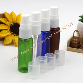 

20ml pretty colors PET mini/samples bottle with white plastic pump.lotion/hand wash/Shampoo/moisturizer/facial water PET bottle
