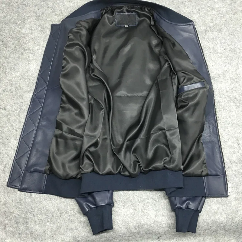 Men/women High quality sheepskin bomber jackets Chic women's genuine leather jackets casual puls size leather coat S-3XL  G110