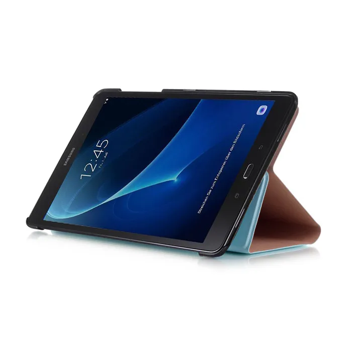 50 шт. PU Стенд чехол для Samsung Galaxy Tab 10.1 T580 t585 t580n t585n 10." Планшеты+ Экран протектор