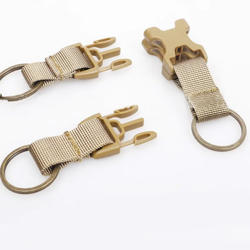 Multi function Climbing Belt Clip Carabiner Hook Backpack Molle System