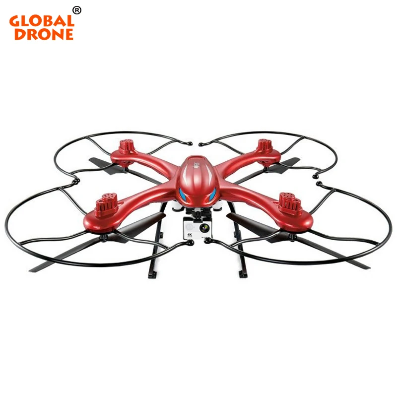 

Global Drone RC Quadcopter 2.4GHz 4CH 6-Axis Gyro Dron with 4K Camera One Key Return Altitude Hold Remote Control Helicopter