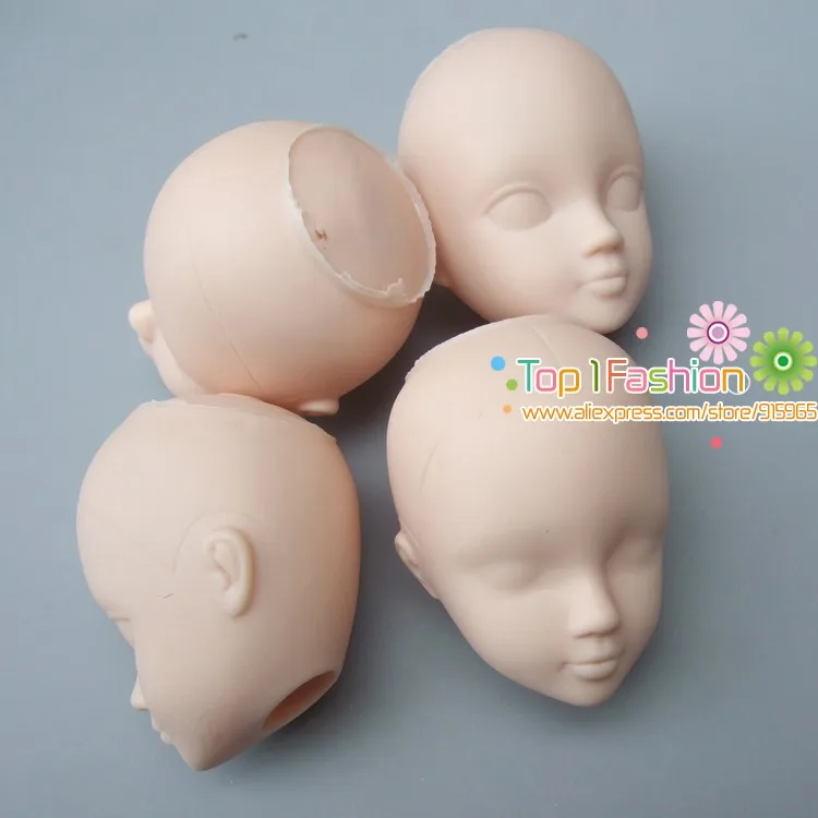 5 шт. Мягкие пластиковые открытые глаза практика макияж кукла головы для поделок для практики макияжа