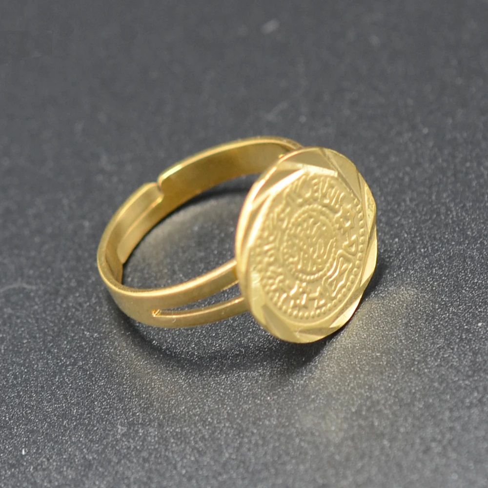 

Small Middle Eastern Jewelry Coin Ring Free Size Coins for Women Girls Great Gifts Muslim Islamic Coins Arabic #J0849