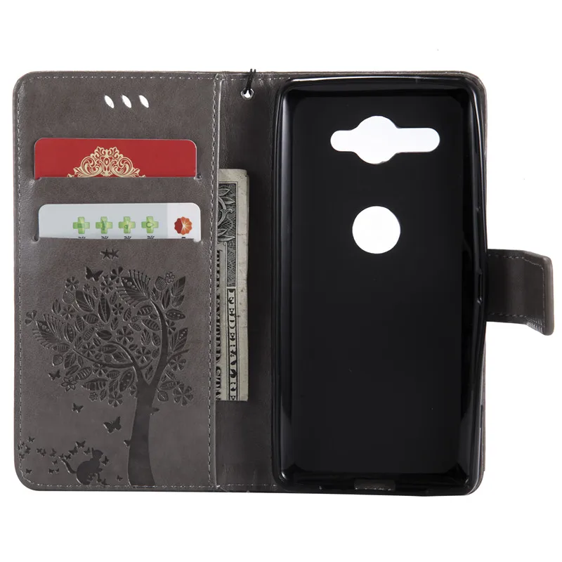 For Sony Xperia XZ2 Compact Case Sony Xperia XZ2 Compact Case Cover Wallet PU Leather Flip Case For Sony XZ2 Compact H8314 H8324 (4)