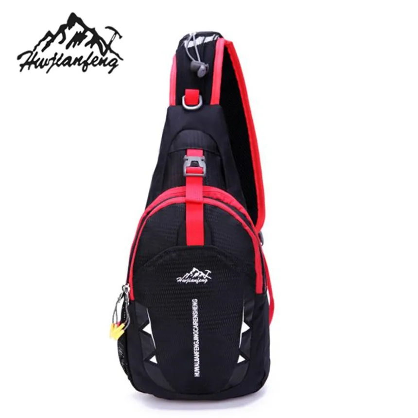 

Outdoor Sports Running Backpack Unisex Sports Running Cycling Waterproof Nylon Cross Body Shoulder Belt Chest Bag Gifts