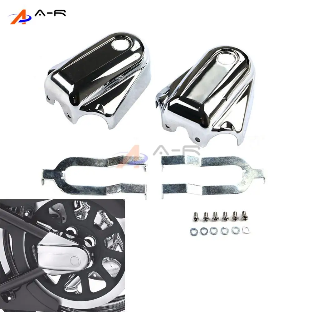 ABS Bar Shield Rear Axle Cover Guards Protector for Harley Heritage