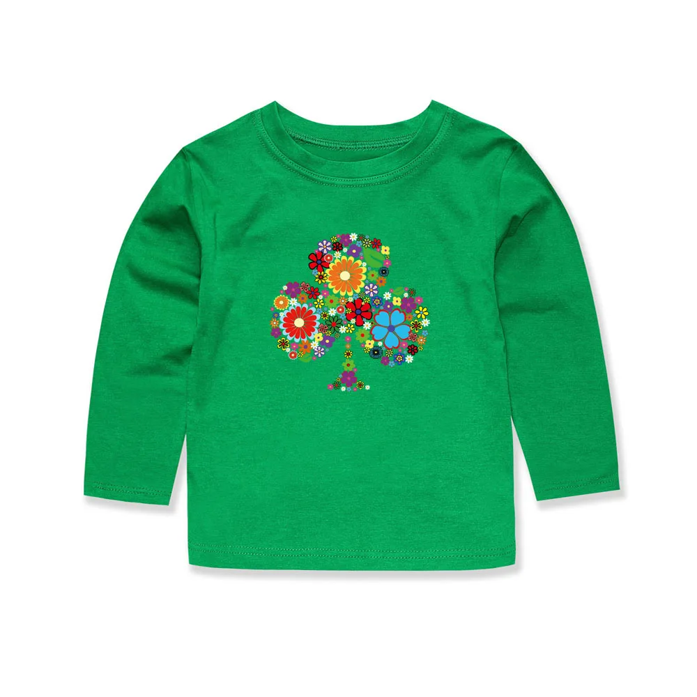 TINOLULING/Детская футболка с длинными рукавами и фтуболки с деревом для мальчиков и девочек, футболки для От 2 до 14 лет - Цвет: L-TTTH7