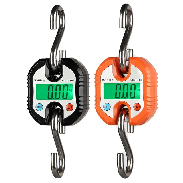 

New 150kg Mini Portable Electronic Scale Digita Crane Scale Luggage Fishing Balance Pocket Weight Scale Hook Hanging Scale