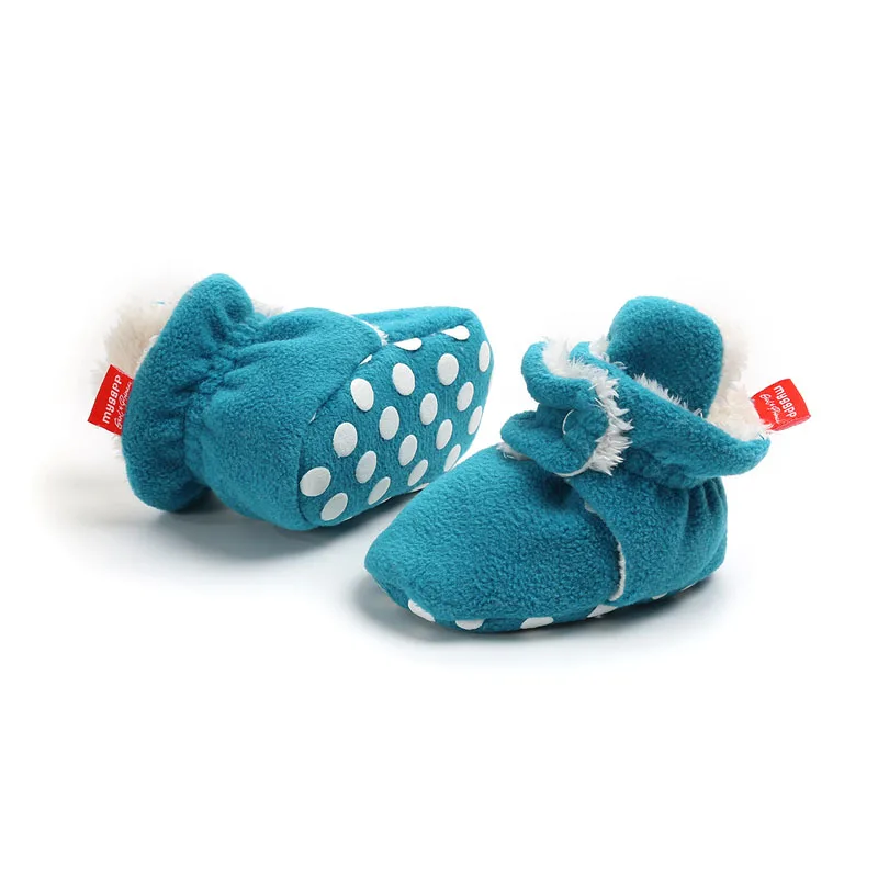 WONBO г.; Зимние Детские флисовые пинетки; мягкая обувь для малышей; обувь для первых шагов; модный стиль - Цвет: color 7