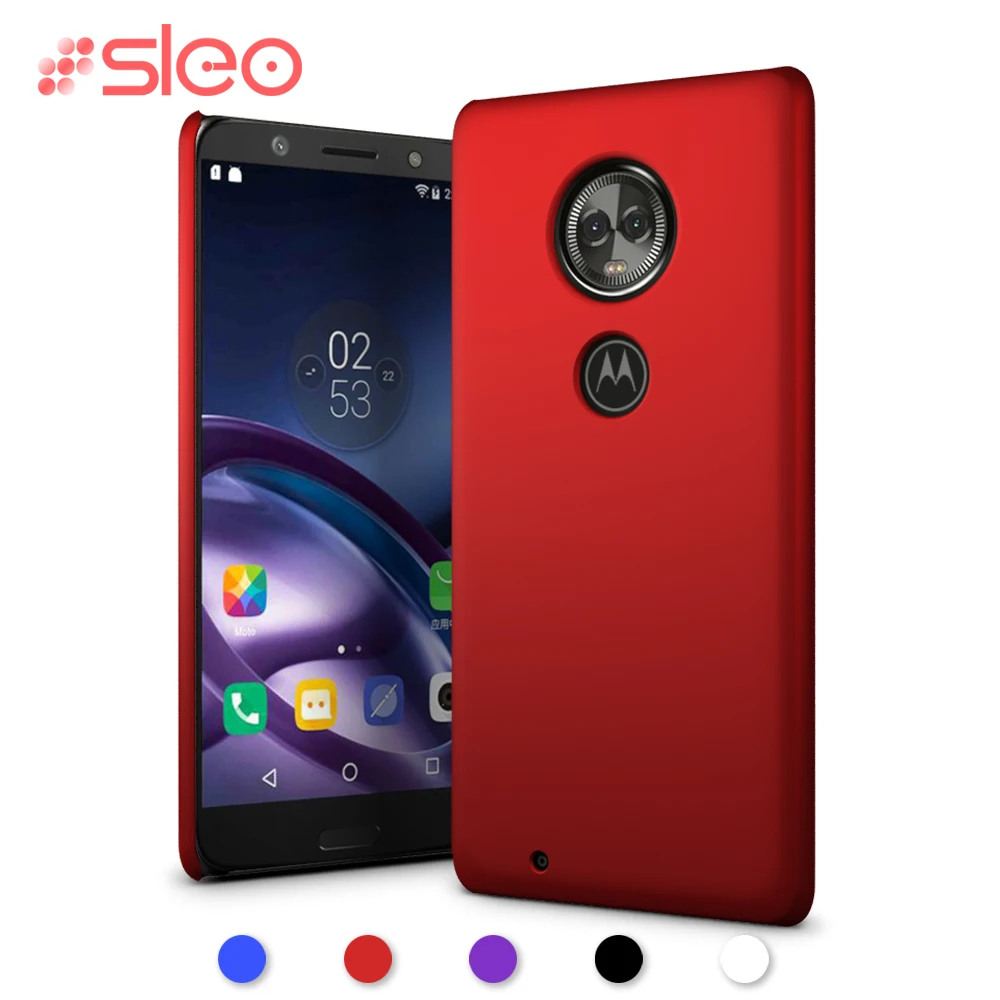 Sleo чехол-накладка для телефона из жесткого пластика Motorola Moto G6 плюс ультра тонкий