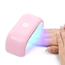 MAKARTT Dual Light UV LED lamp 8W USB Nail Polish Gel ABS Nail Dryer CURE ULTRA FAST Mini Portable Curing Lights E0816