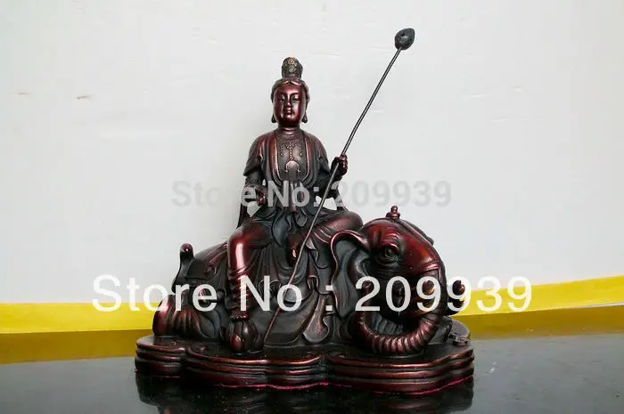 

ABB huij 0098 Tibet Buddhism Samantabhadra Bronze buddha Statue (A0314)