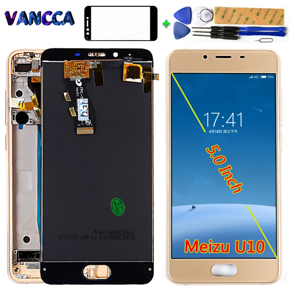 Сенсорный ЖК дисплей для Meizu U10|display meizu|meizu lcdtouch screen digitizer |