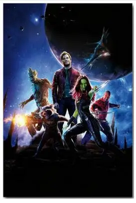 

Guardian of The Galaxy Art Wall Decor Silk Print Poster