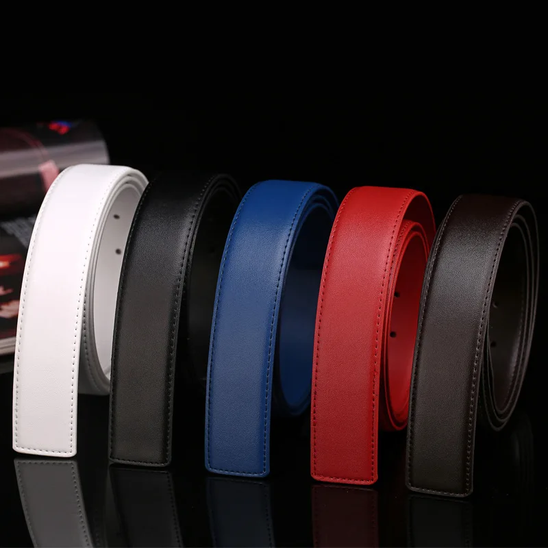 

3.8cm 3.5cm Red Designers Luxury Brand Belts for Men High Quality Women Male Strap Genuine Leather Waistband,No Buckle