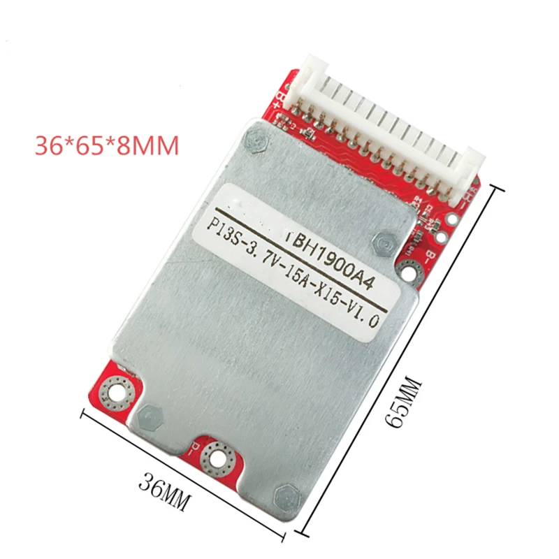 13 S 48 В 3 6 В/3 7 в литий ионный Lipo батарея защиты доска PCB PCM BMS разряда отдельный порт