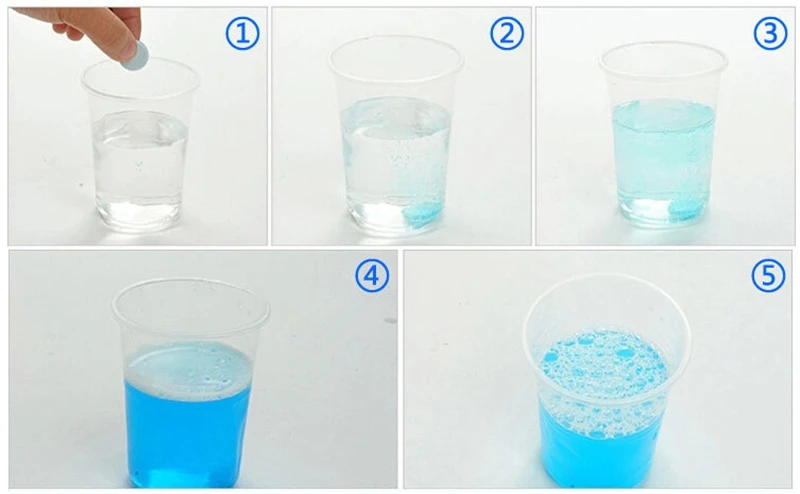 6 шт. ветровое стекло автомобиля моющее средство для очистки компактный шипучие таблетки моющее средство
