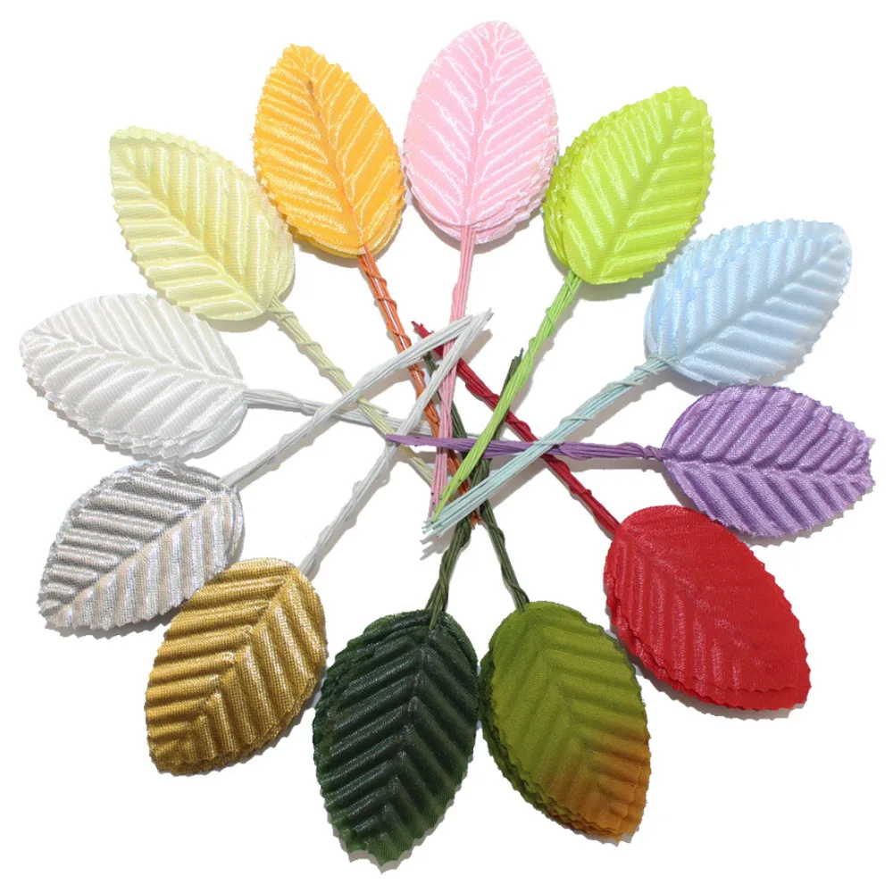 

CCINEE 100PCS Artificial Flower leaves For Home Decoration /Artificial Flower Bride Holding Flower