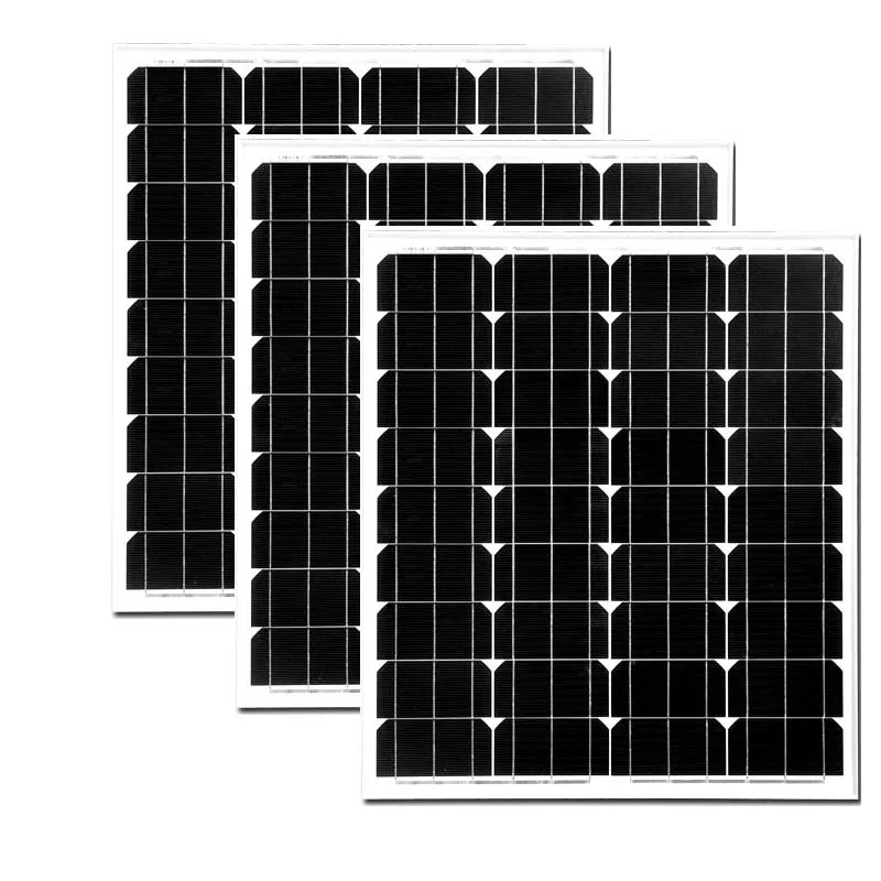 

Panel Solar 12v 70w 3 Pcs Placa Solares 36v 210w Solar Charger Battery Solar Fan Caravans Motorhomes Boats Leds Light Lamp