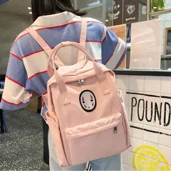 

None Women Concise Solid Color Waterproof All Matching Simple Travel Backpack