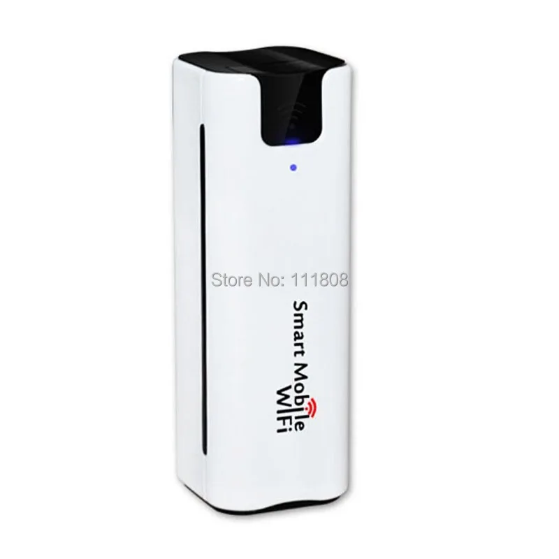 

Mobile Portable Mini Wireless 21.6Mbps 3G WiFi Router 2600mAh Power Bank Battary Charger with SIM Card Slot Mifi7s