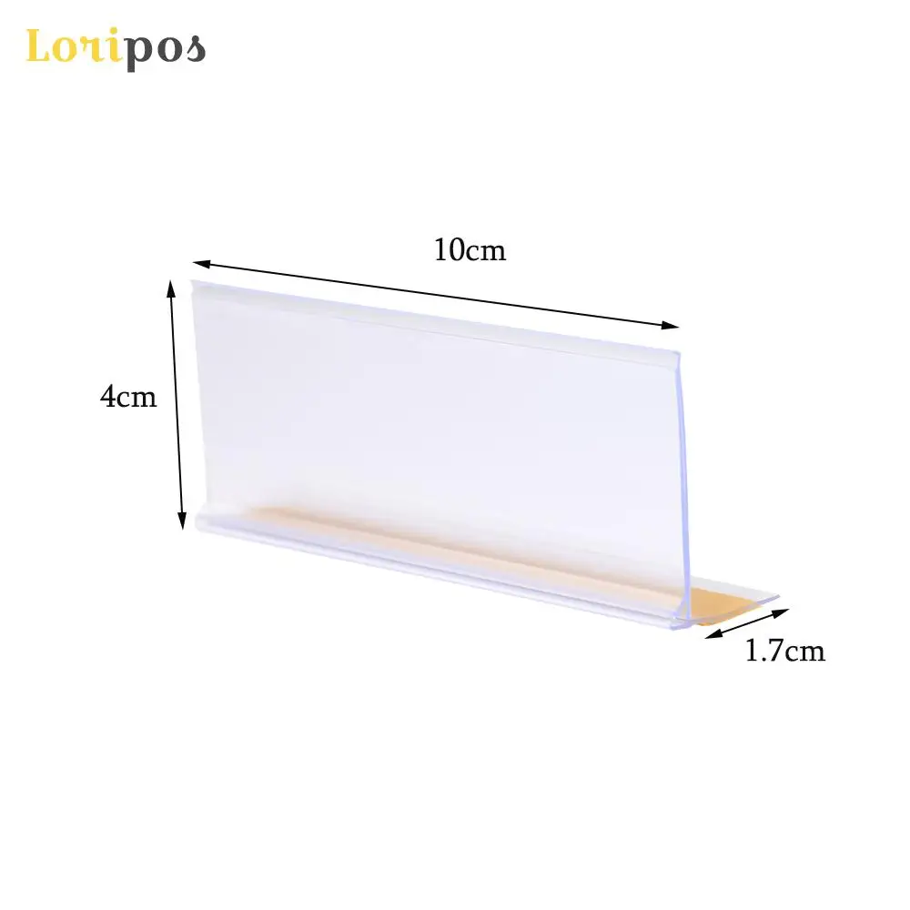 

Self-adhesive Data Strip Label Holder Tray Rack Shelf Edge Display Clear Scanner Rail Price Tag Card Sign Frame Pop Clip Talker