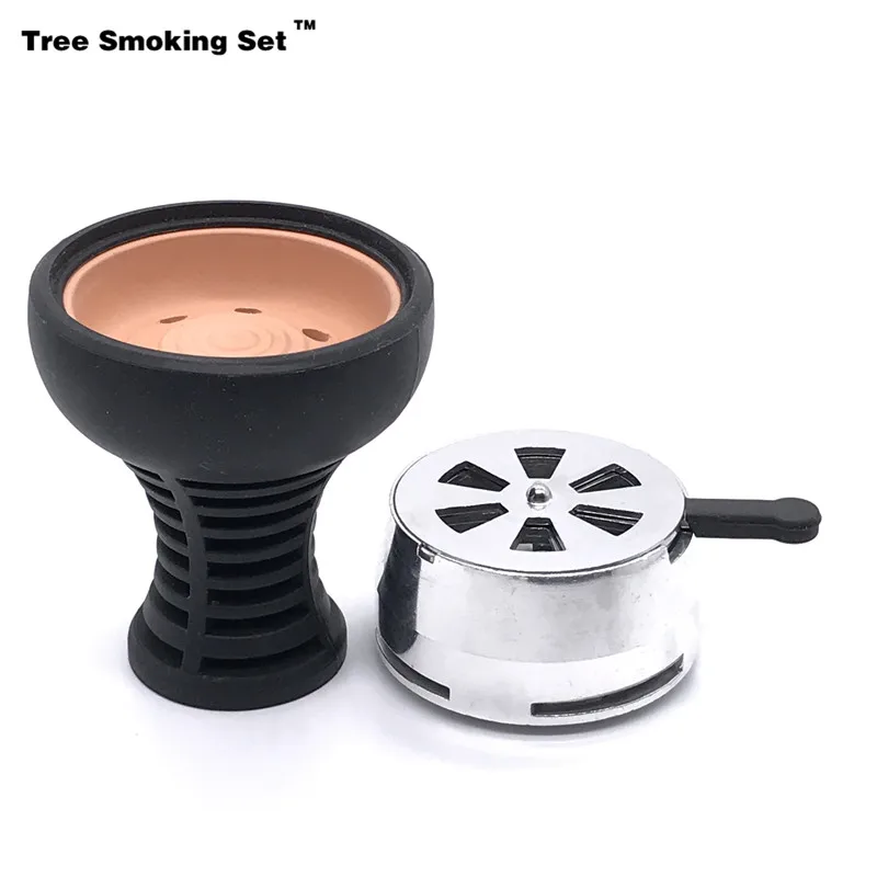 

Hookah Black Bowl Charcoal Holder Chicha Narguile Nargile Smoking Pipe Shisha Accessories Cachimba Cazoleta Amy Delux TWAN0388