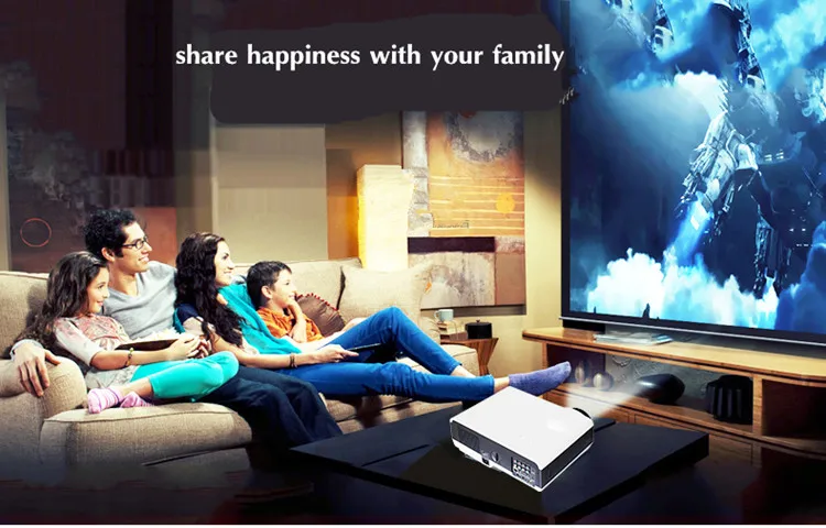 Native Full HD 1080P 5500Lumens Led Digital Smart 3D Projector,Perfect For Home Theater Projector