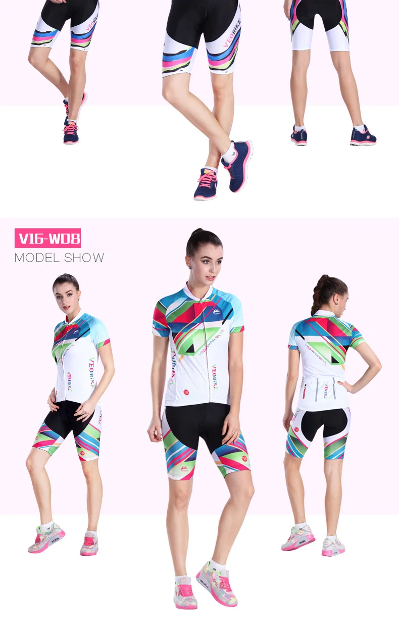 VEOBIKE профессиональная командная спортивная женская майка для велоспорта, комплект с шортами, одежда для горного велосипеда, одежда для горного велосипеда, Майо, Roupas Ciclismo