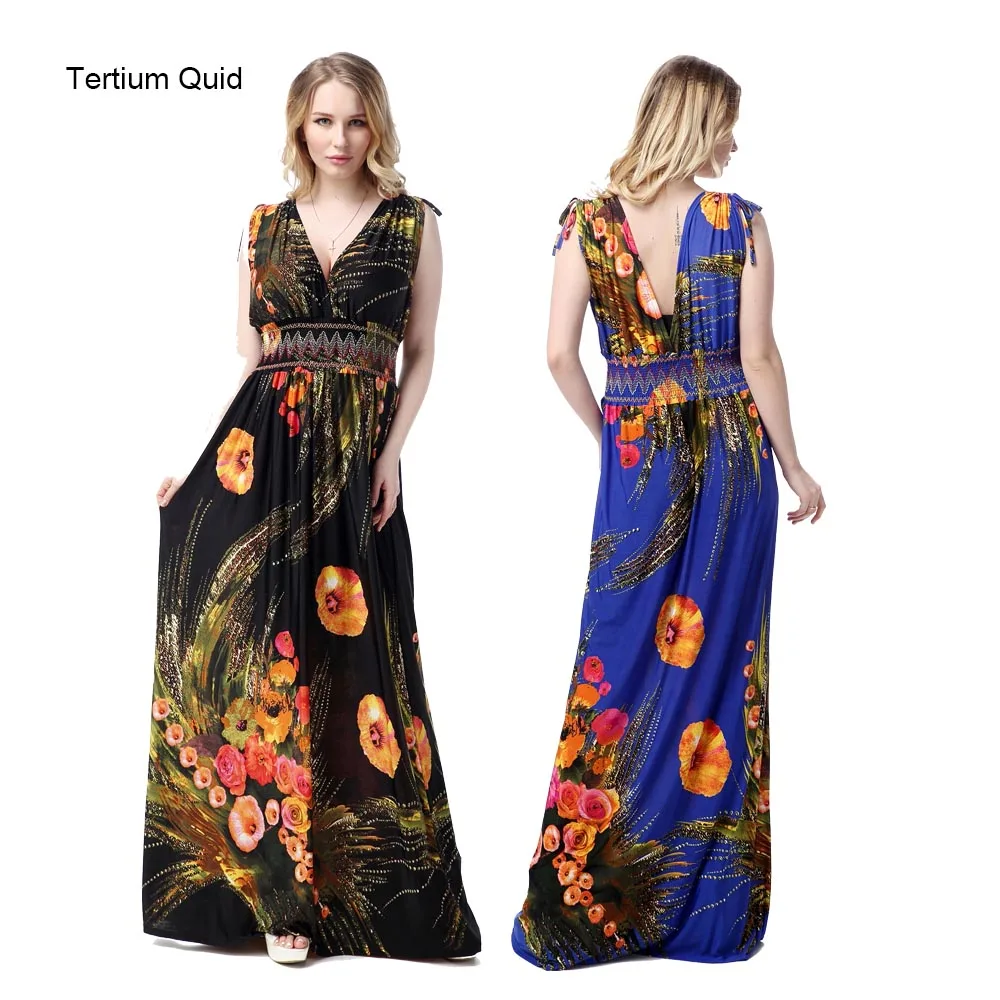 5015plue Size Womens Bohemian Dresses Hawaii Holiday Style