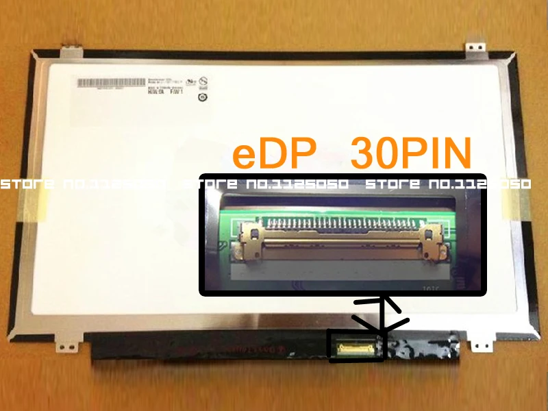 

NEW 14" LCD Screen B140RTN03.0 B140RTN02.3 N140FGE-E32 LP140WD2-TPB1 LP140WD2-TPS1 N140FGE-EA2 LTN140KT13 eDP 1600x900 display