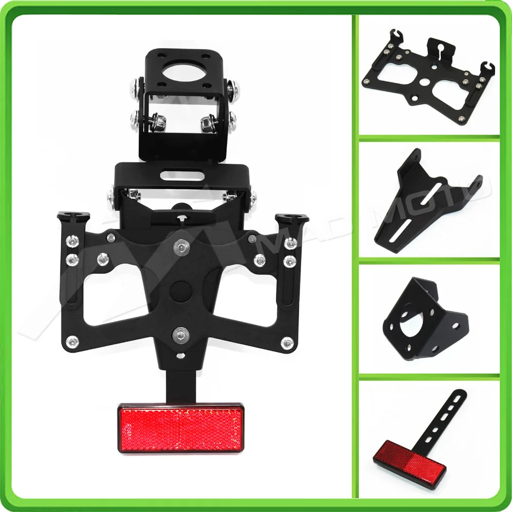 For Yamaha R6 YZF-R6 2006-2015 2007 2008 2009 2010 2011 2012 13 Motorcycle Adjustable Fender Plate Bracket License Plate Holder (1)