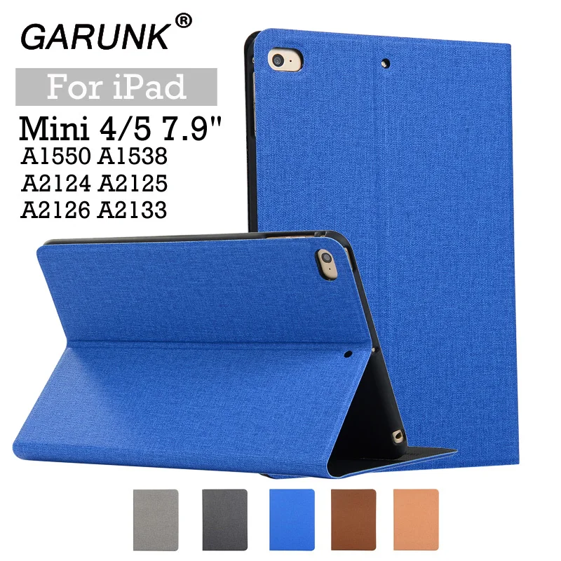 Чехол для планшета Apple iPad Mini 5 2019 Mini5 7 9 4 Mini4 тканевый узор умный противоударный