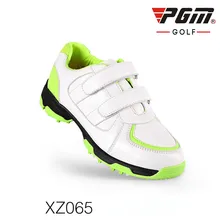 PGM гольф обувь Гольф детская водонепроницаемая обувь 3D дышащие Слоты противоскользящие лакированные туфли