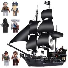 Model building kits compatible with Pirates Caribbean Ship 4184 The Black Pearl Building Blocks Set Bricks figure toys Model building kits compatible with Pirates Caribbean Ship 4184 The Black Pearl Building Blocks Set Bricks figure toys