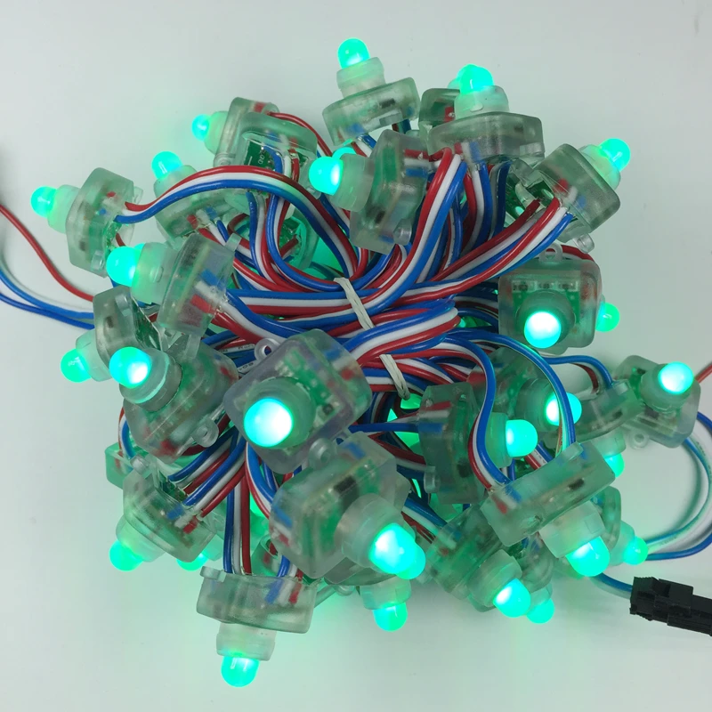 Высококачественная диффузионная цифровая RGB светодиодная Пиксельная гирлянда
