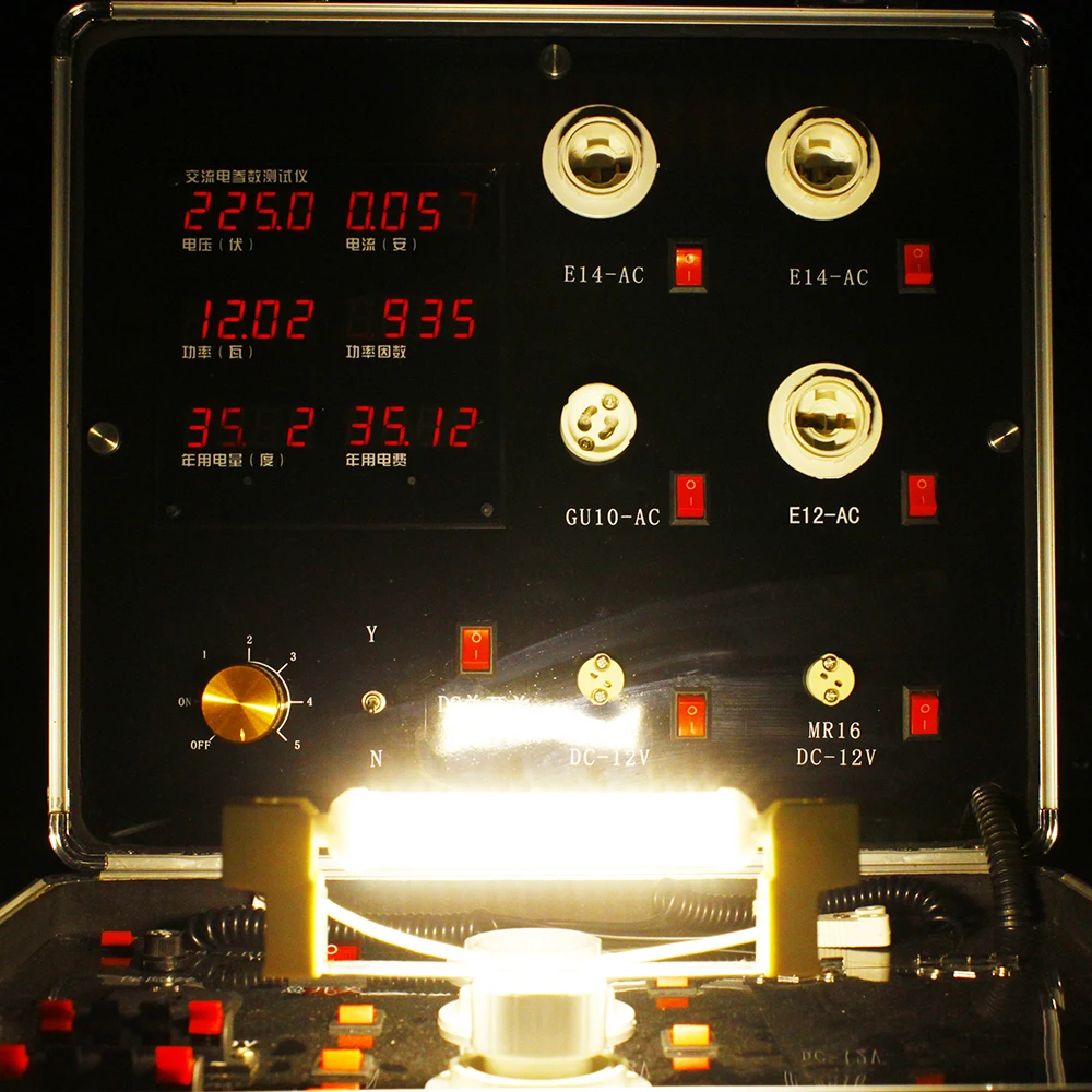 YNL Светодиодная лампа R7S 6 Вт 9 12 78 мм 118 135 SMD 2835 светодиодная 220 В 240 в кукуруза