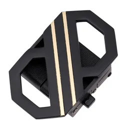 Men Ratchet Buckle Only Genuine Leather Belt Replacement Nickel Free Buckle and Adjustable Belt Fashion Belt Buckle