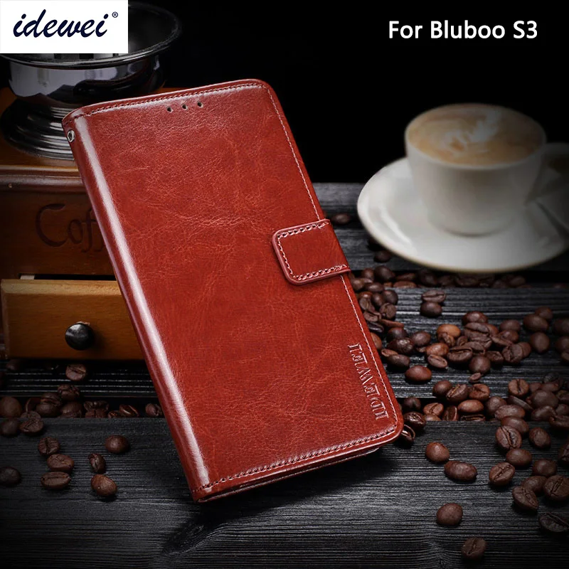 Bluboo S3 Case Cover Luxury Leather Phone For Protective Flip Wallet 6.0&quot | Мобильные телефоны и аксессуары