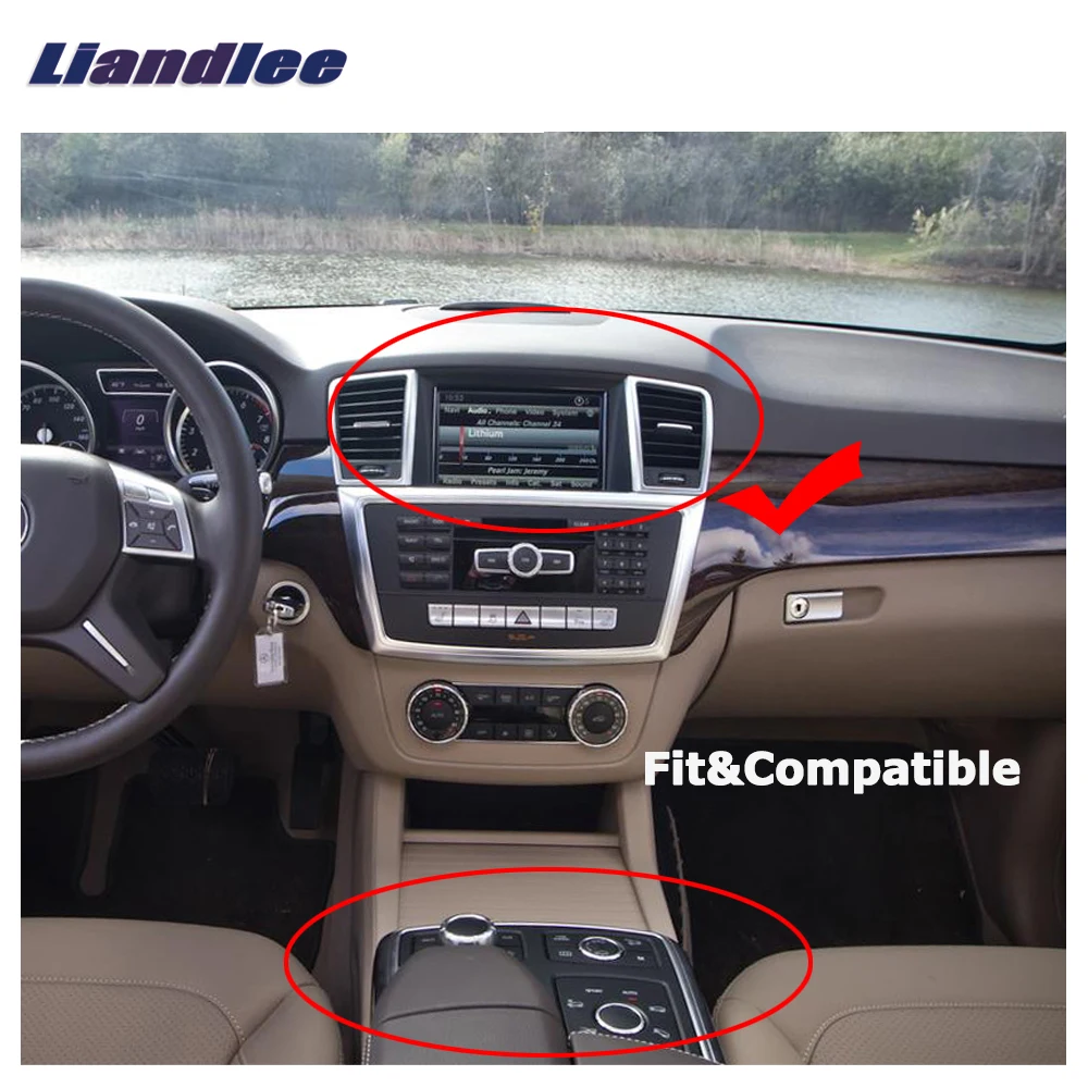 Perfect Liandlee For Mercedes Benz ML 350 2011~2017 Android Car Radio Player GPS Navi Navigation Maps Camera OBD TV Screen no cd dvd 7