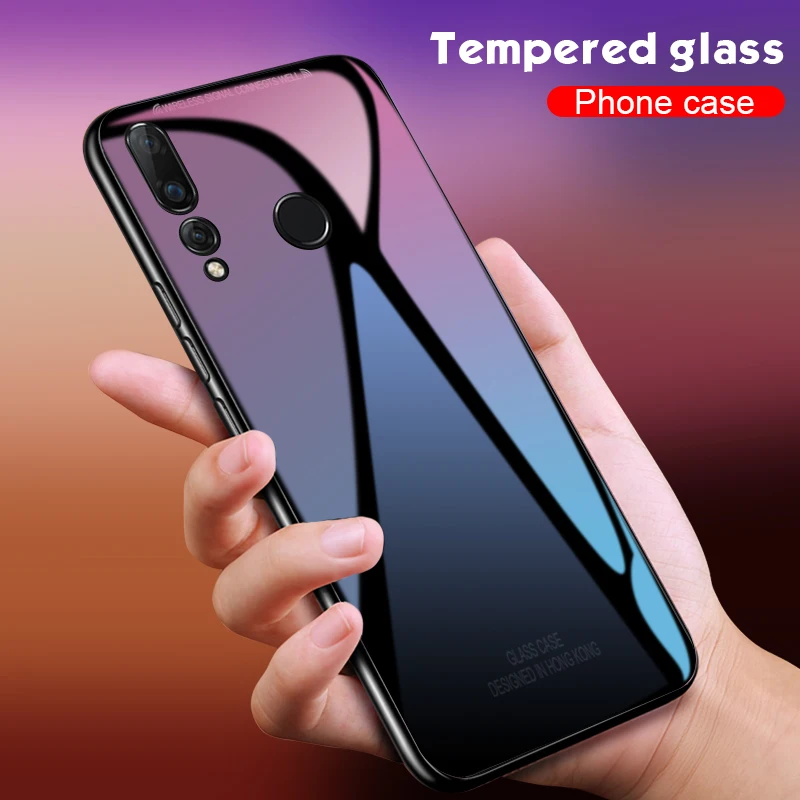 Зеркальный чехол со стеклом для huawei Nova 4 mate 20X10 Pro 3e 3 P20 Lite P10 Plus P Smart Cover Honor 8 9 8X lite Y9