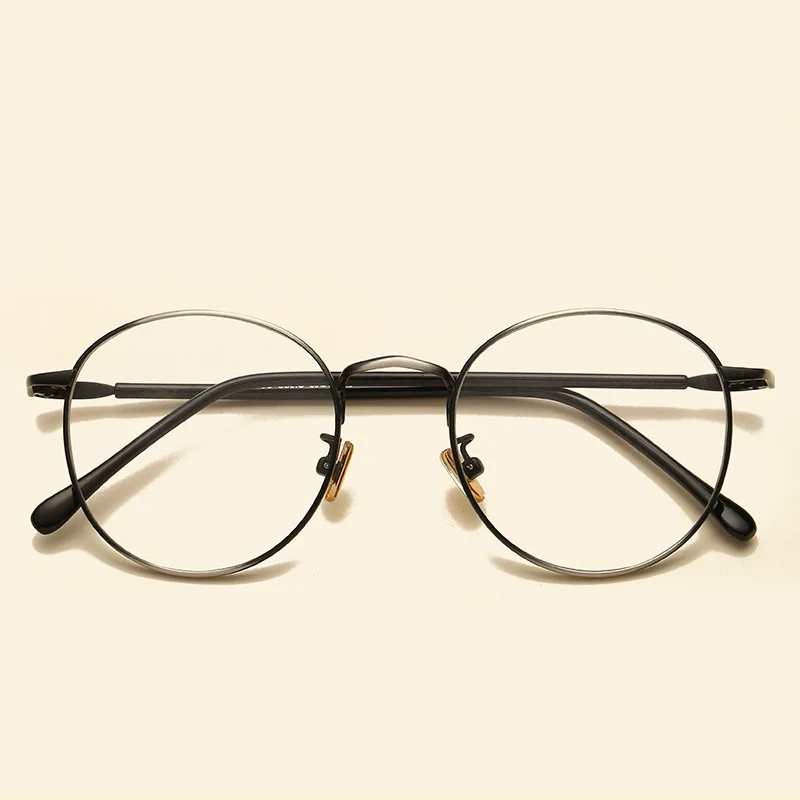 Отличные круглые оправа оптические очки Женские Модные прозрачные линзы, очки мужские очки близорукость оправа винтажные модные очки - Цвет оправы: Gray