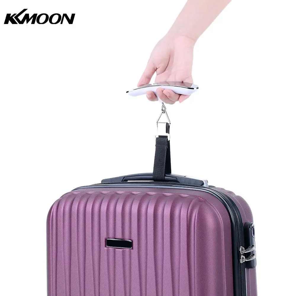 KKmoon портативный 50кг/10 г цифровые весы для багажа ЖК дисплей электронные
