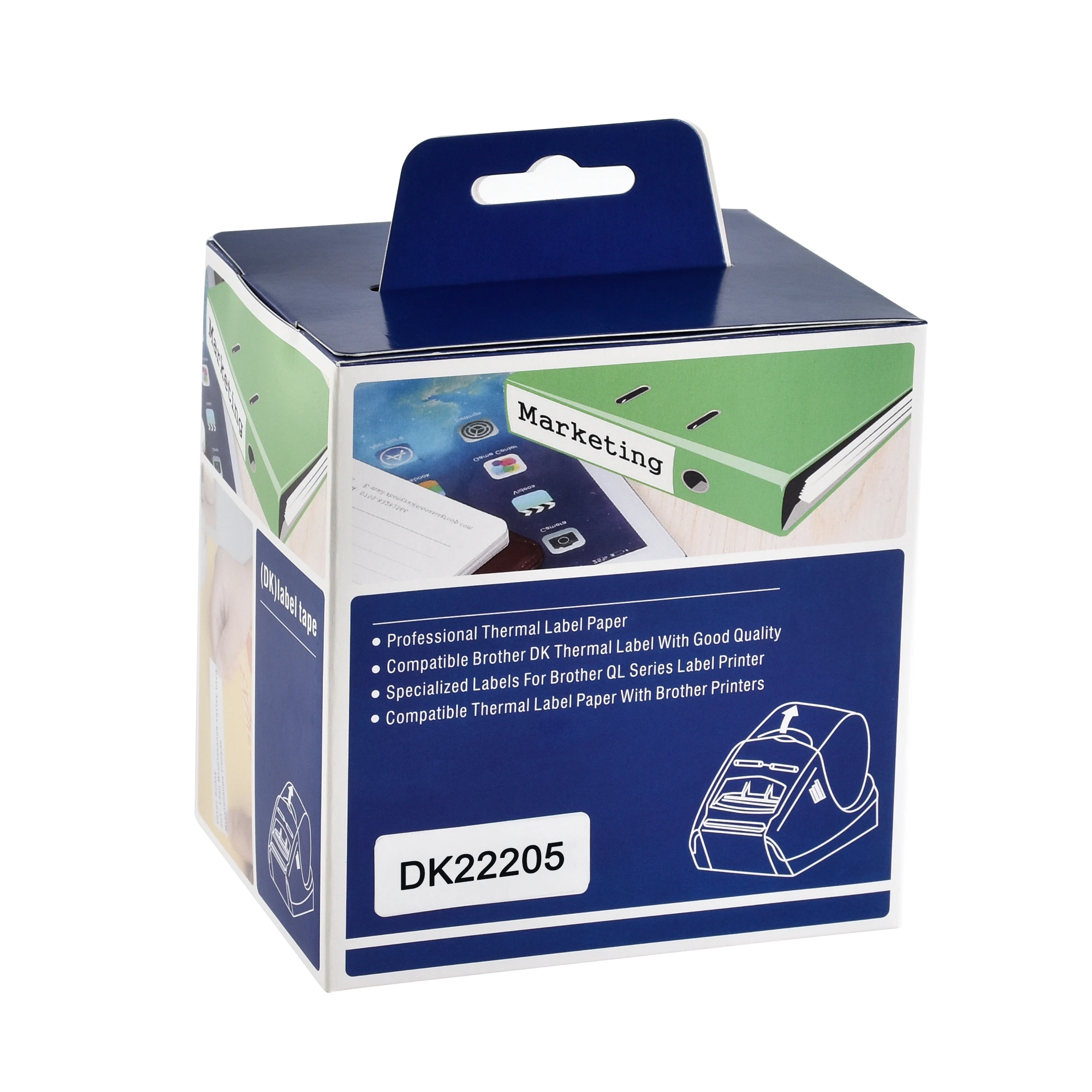 CIDY совместимый для Brother DK-22205 DK22205 DK-2205 DK205 Совместимые ...